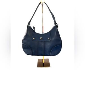 💙Etienne Aigner Royal Blue Leather Shoulder Bag EUC